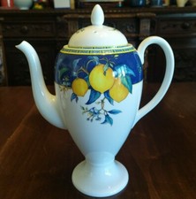 Wedgwood Stupenda Caffettiera Coffee Pot da 12, decoro Citrons Limoni Bone China