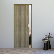 Porta a soffietto rovere in PVC effetto legno porte a scomparsa made in italy