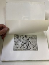 Guglielmo BALDASSINI (1885-1945) Raccolta Di 18 Incisioni, Cartella. Ex Libris