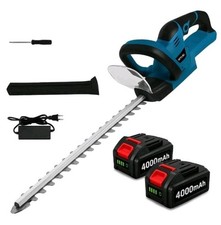 TAGLIASIEPI A BATTERIA PROFESSIONALE 1500W LAMA 50CM  2 BATTERIE 48V