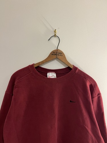 Felpa girocollo rossa - , nike
