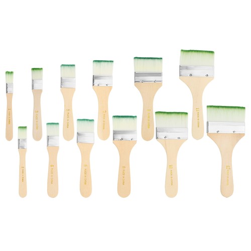 12pcs paint brush set nylon - paint,