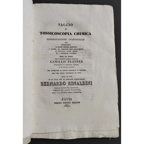 Saggio tossicoscopia - saggio, di