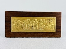 Emilio Monti Placca In Bronzo