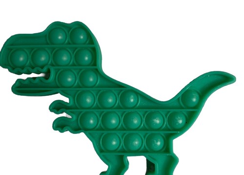 Green dinosaur and orange - dinosaur,