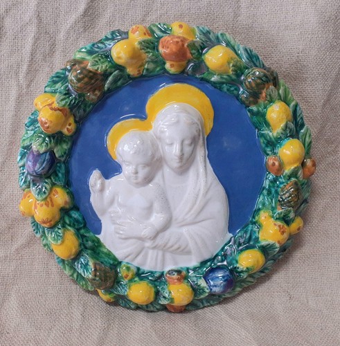 Madonna con bambino stile - ,