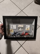 Garage Vespa Piaggio Patrick Richard Quadro 3d Modellini