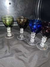 4 Mini Bicchieri Calici Murano