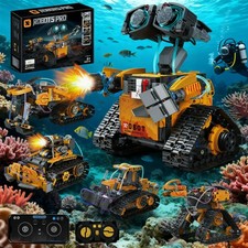 Tecnica Robot Telecomandato Giocattolo da Costruzione Bambini Set Robotica Kit Giocattolo*