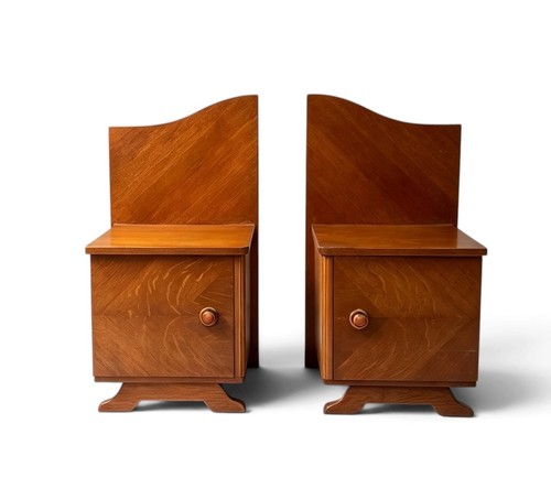 Coppia comodini antichi art - coppia,