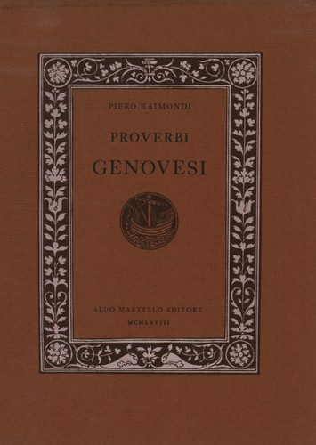 Proverbi genovesi piero - genovesi,