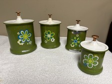 4 Bidoni Alluminio Vintage