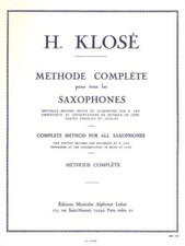 Methode de Saxophone Complet - Klosé - sassofono