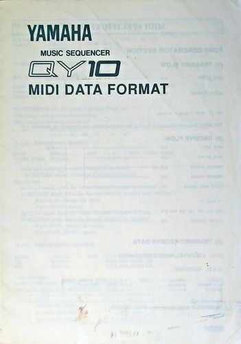 Yamaha qy10 sequencer - yamaha,