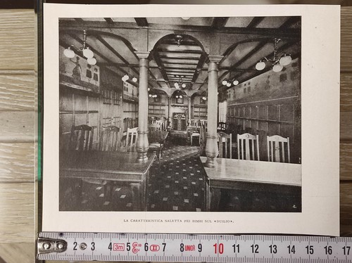 Antica foto 1923 - , interno
