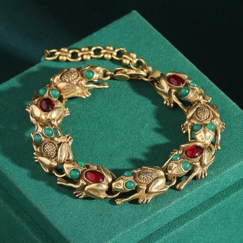 Bracciale rospo vintage catena