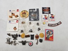 LOTTO SPILLE GIACCA CAPPELLO BAVERO MOTO HARLEY DAVIDSON VINTAGE