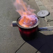 Bruciatore olio scarto da - a,