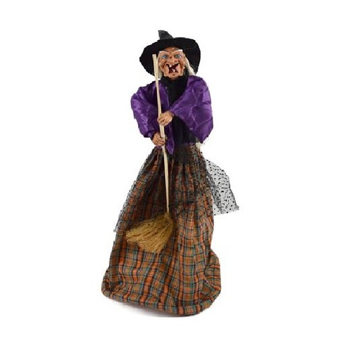 Befana con scopa porta - con,