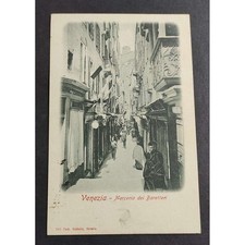 Cartolina Venezia - Merceria dei Baretteri