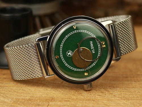Raro orologio verde russo - verde, urss