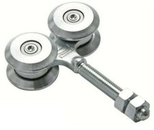 Carrello 4 ruote con cuscinetto, diametro 44 mm in acciaio zincato