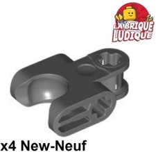 LEGO Technic 4x Asse Connector Connettore Giunto Sfera Ball 2x3 Grigio Scuro