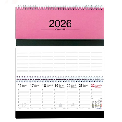 Agenda 2026 settimanale