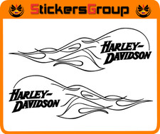 COPPIA ADESIVI DAVISON FIAMME