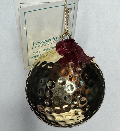 The golden golf ball - the, ornamento