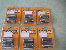 6 Confezioni Pile Ricaricabili by SUPERPILA (RX14 1,2v 1500mAh) VINTAGE  BEFERA