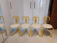 Set di 4 sedie pieghevoli Binda di Luca Leonori (anni '80) Pallucco vintage