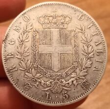 Moneta 5 Lire 1865 Torino