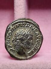 MONETA ROMANA IMPERIALE ANTICA RARA - DENARIO DI CARACALLA