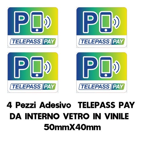 Pezzi adesivo telepasspay da - telepasspay,