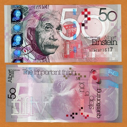 Banconota test pubblicità - banconota, test/pubblicità
