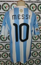 MESSI WC 2010 ARGENTINA SHIRT MAGLIA CALCIO FOOTBALL SOCCER CAMISETA JERSEY
