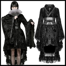 Abito Kimono Nero Gotico