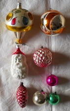 Vintage palle di vetro per adorno Albero di Natale