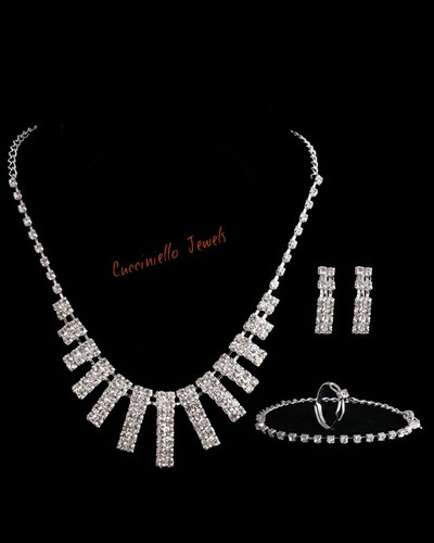 Parure completo donna strass - ,