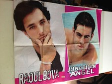 doppio poster: raul bova jonathan angel - leonardo di caprio alleg. rivista cioè