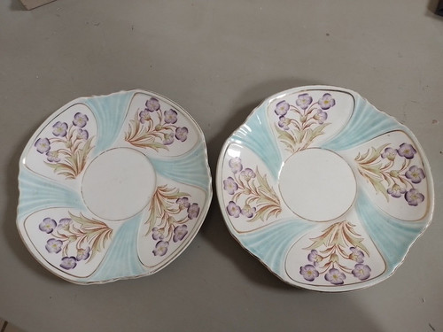 Anciennes assiettes digoin - anciennes,