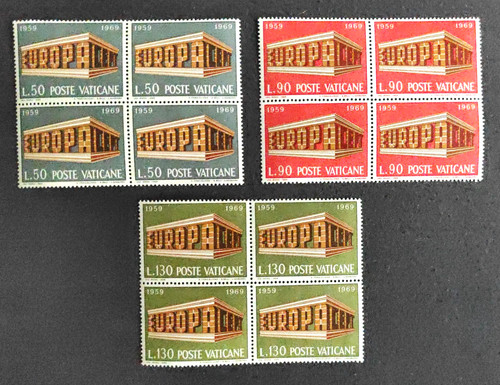 Vaticano 1969 serie europa - serie,