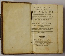 old book LIBRO ANTICO RACCOLTA