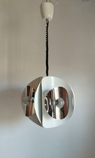 lampadario a sospensione space age di goffredo reggiani anni '70