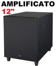 il bestione | SUBWOOFER AMPLIFICATO HOME THEATRE ATTIVO 500 WATT WOOFER 12" 30cm