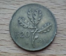 Moneta da 20 lire 1958