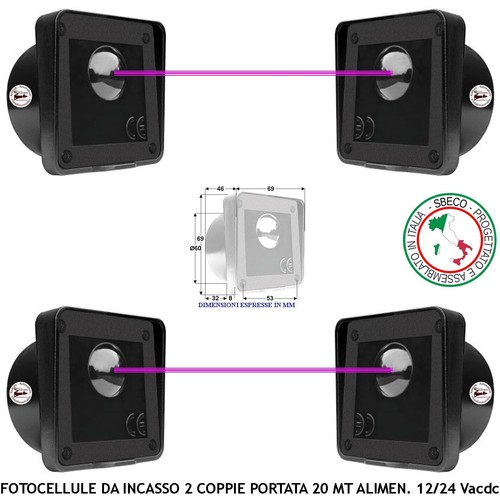 Fotocellule sicurezza cancello - sicurezza,