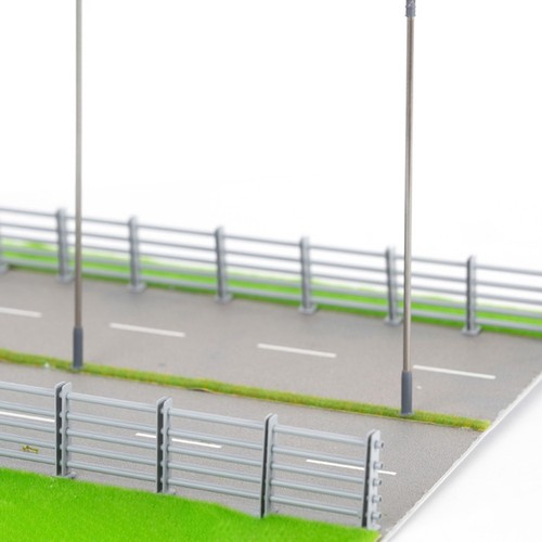 Scale road guardrail set - ho,