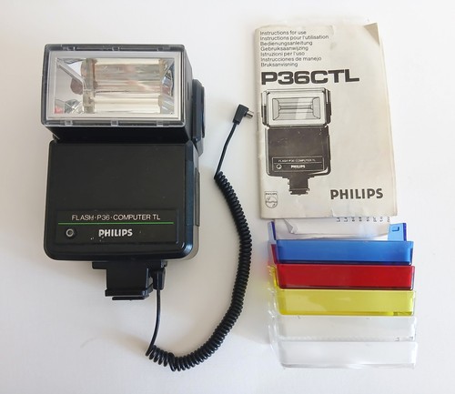 Flash philips p36 con filtri - con,